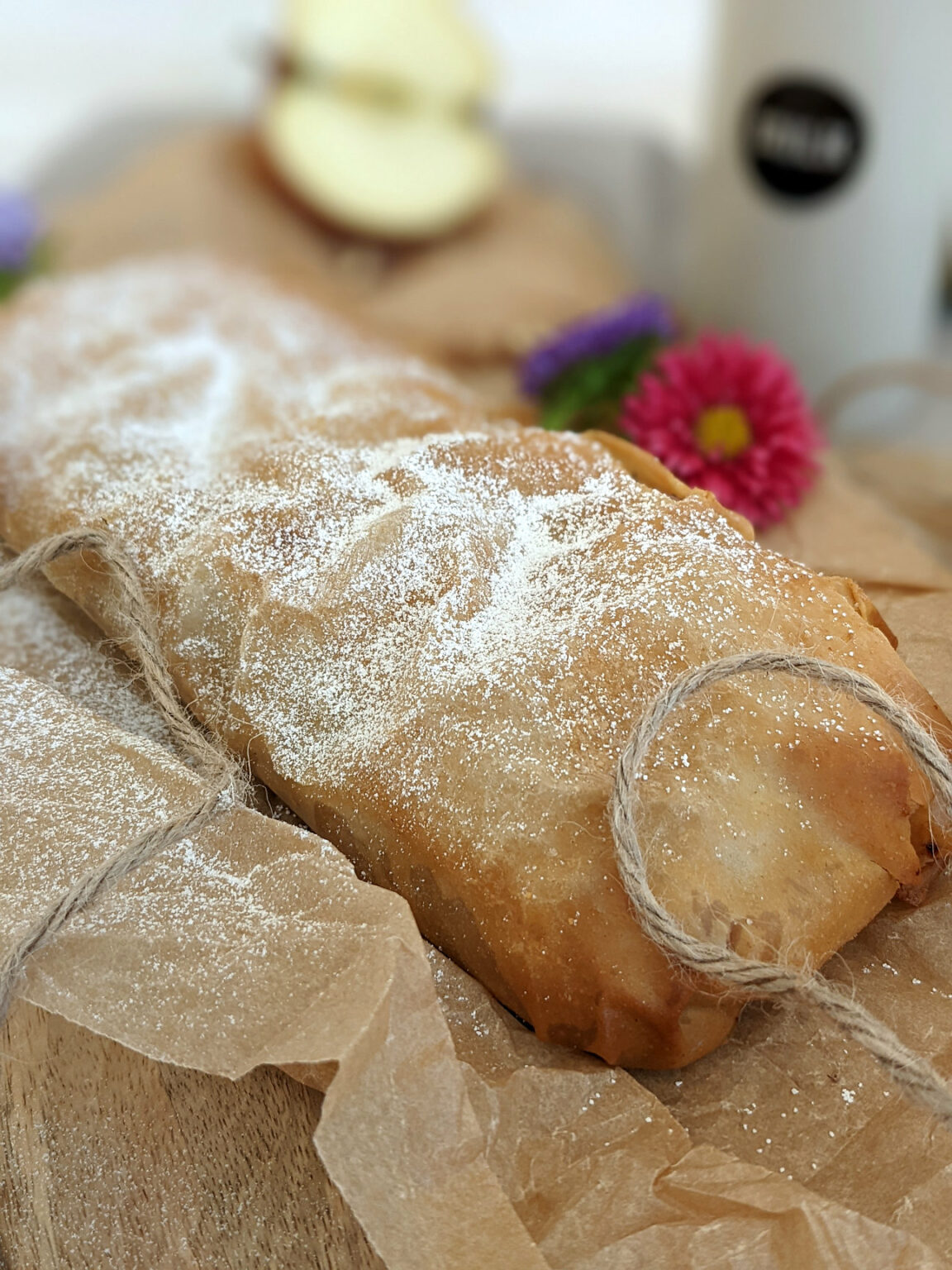 Rezept: Apfelstrudel mit karamellisierten Walnüssen - Lavendelblog