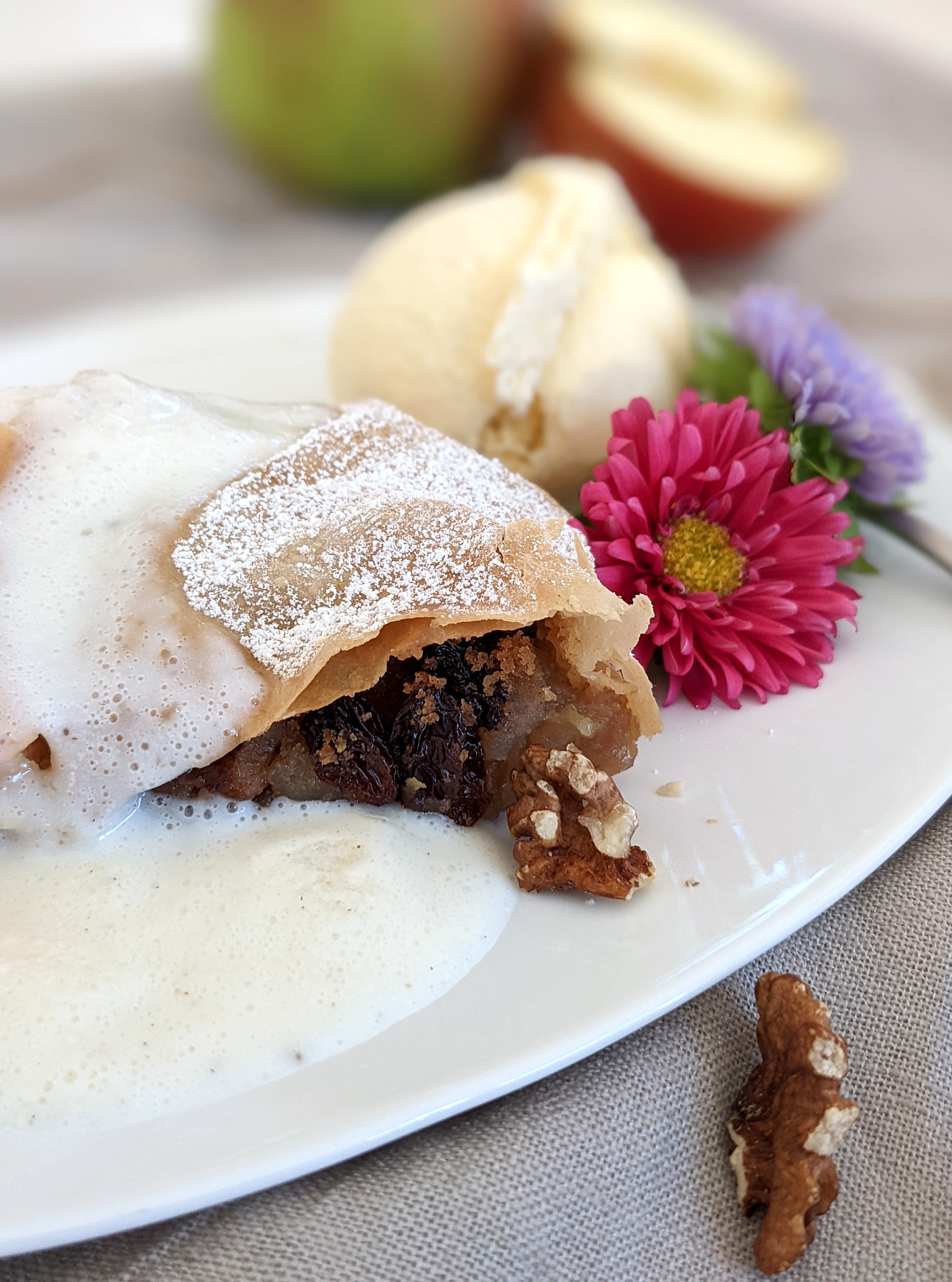 Strudel Rezept mit Filoteig