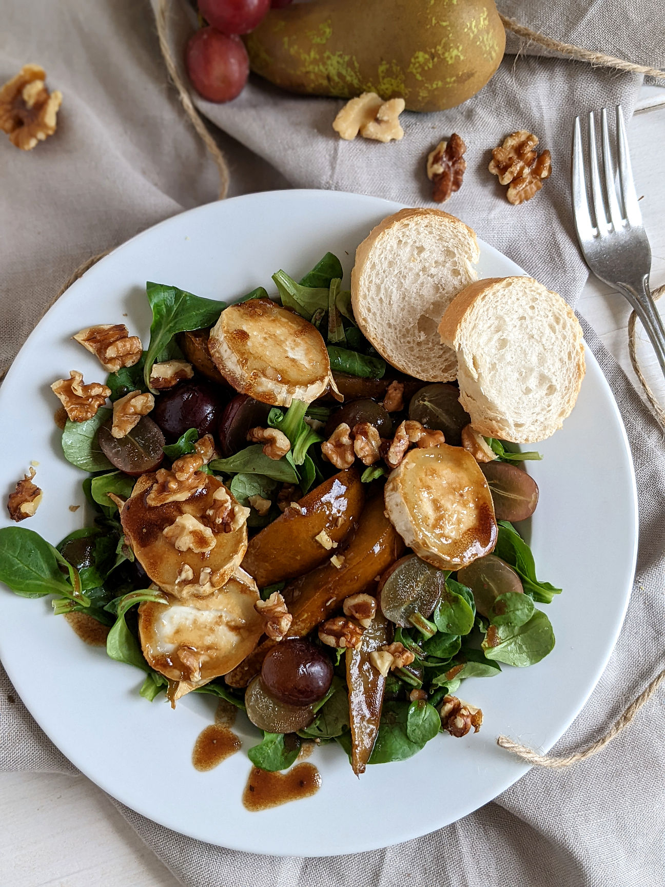 Herbstsalat mit Birnen Rezept