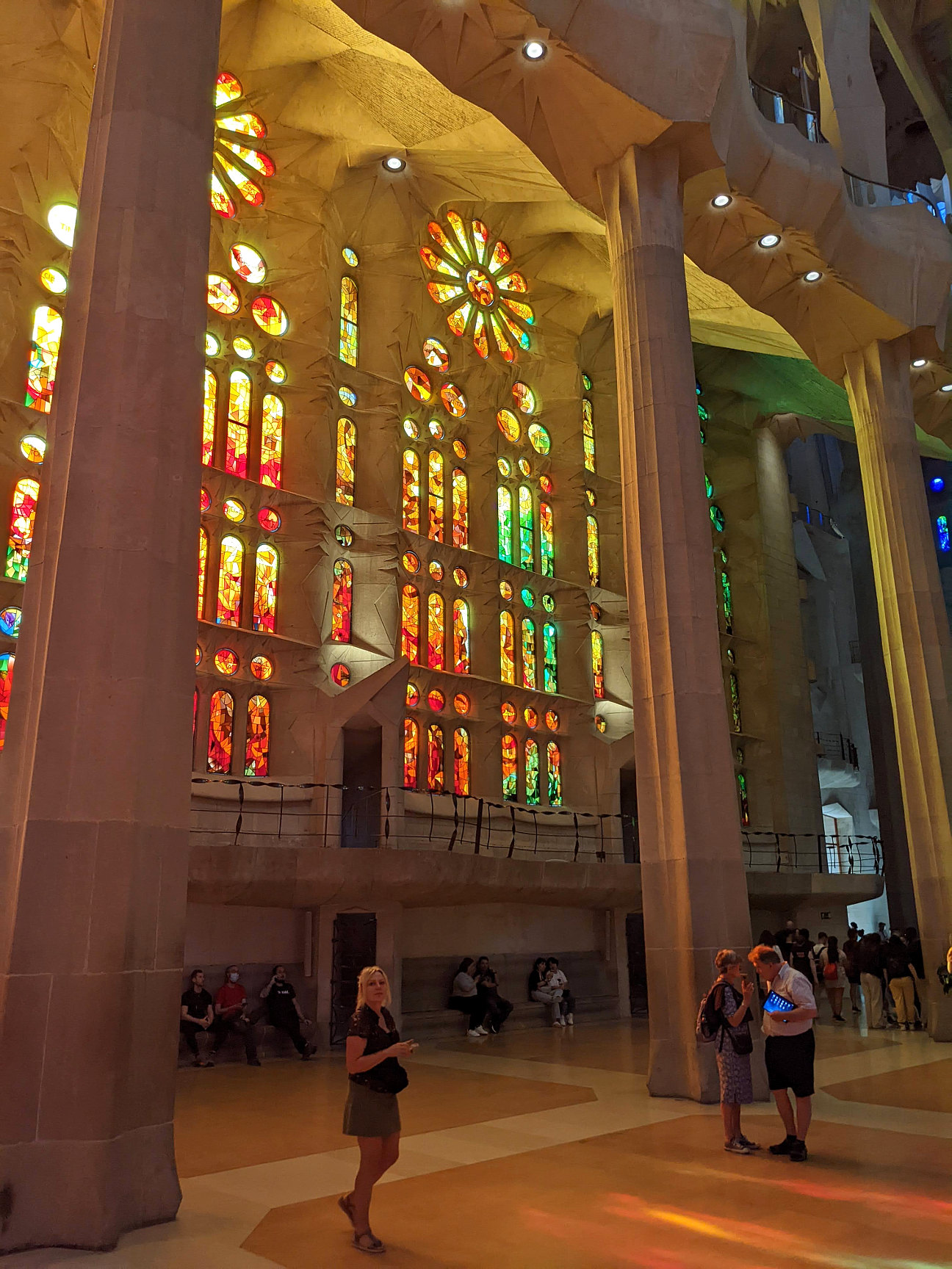 Sagarada Familia mit Kindern