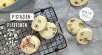 Rezept: Pistazienplätzchen als Kekse von der Rolle backen