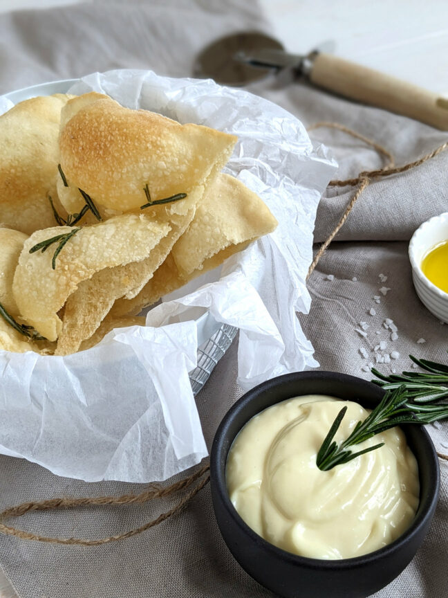 Rezept: Pizzabrot mit Rosmarin und Aioli - Lavendelblog