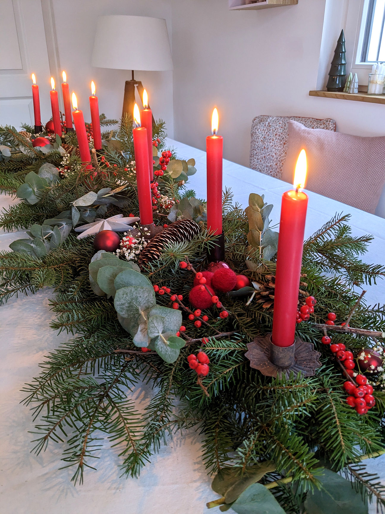 Tisch dekorieren Weihnachten Ideen