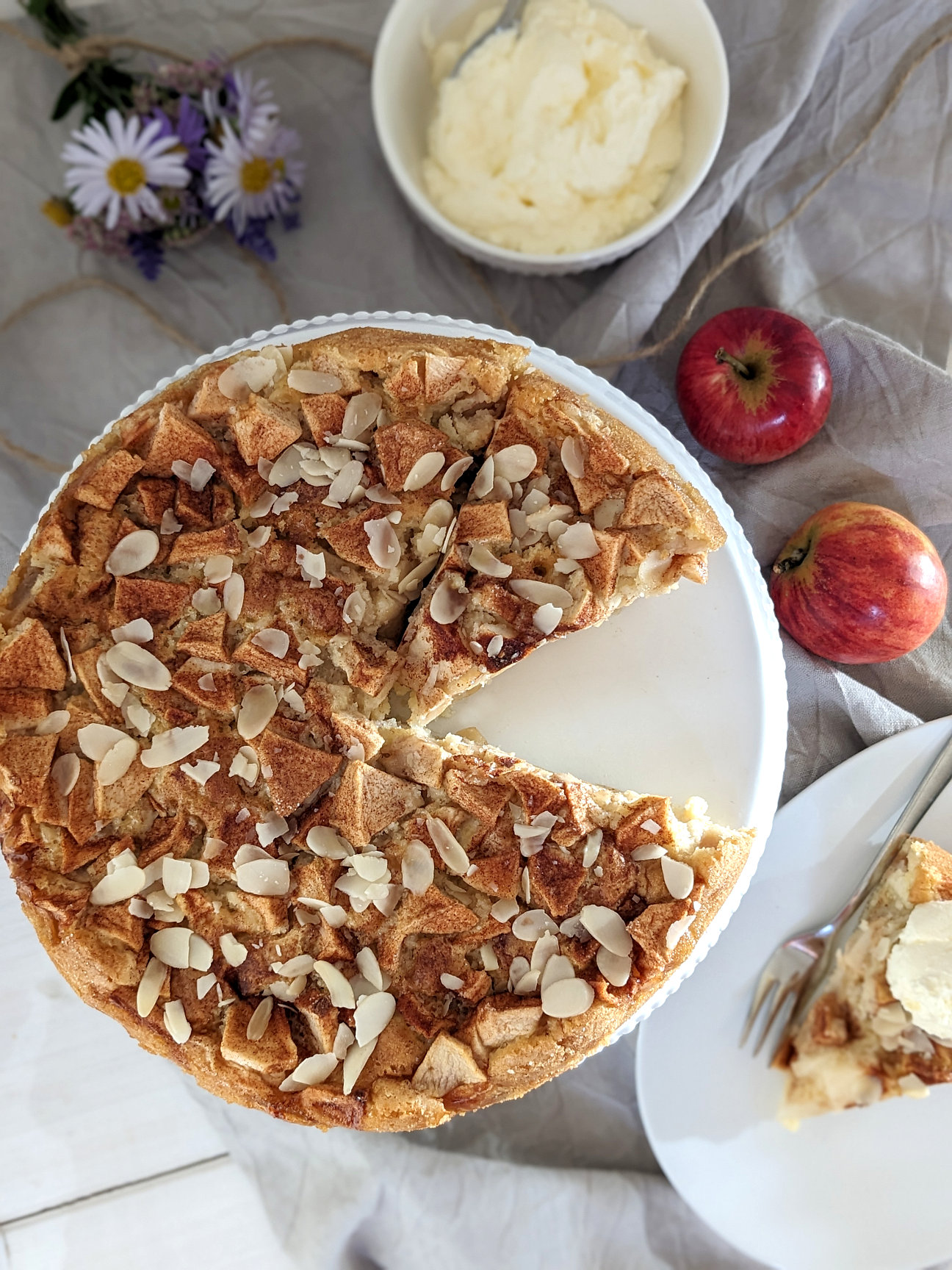 Rührteig Apfelkuchen Rezept