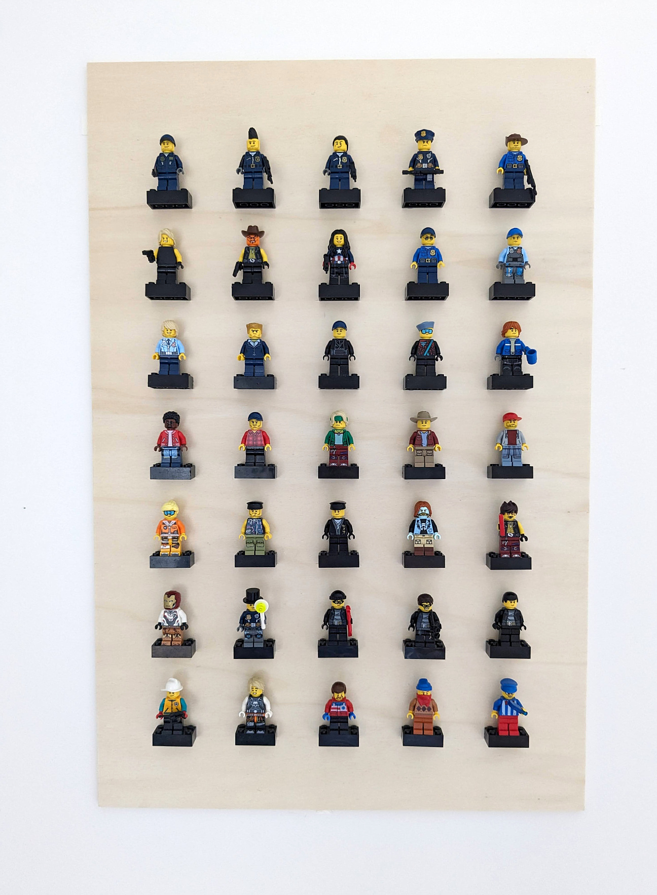 LEGO-Minifiguren-Display selber machen