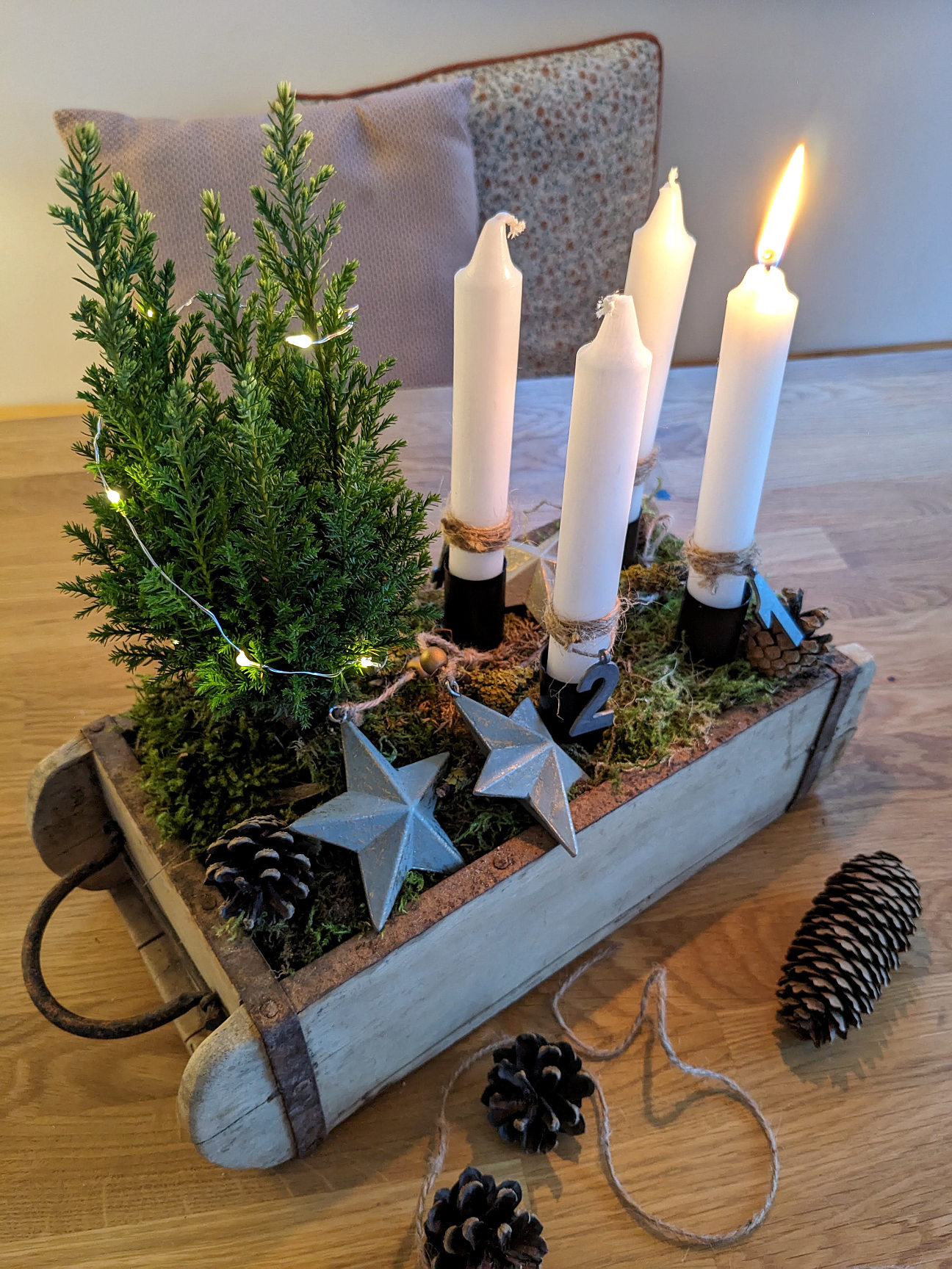 Adventskranz mal anders