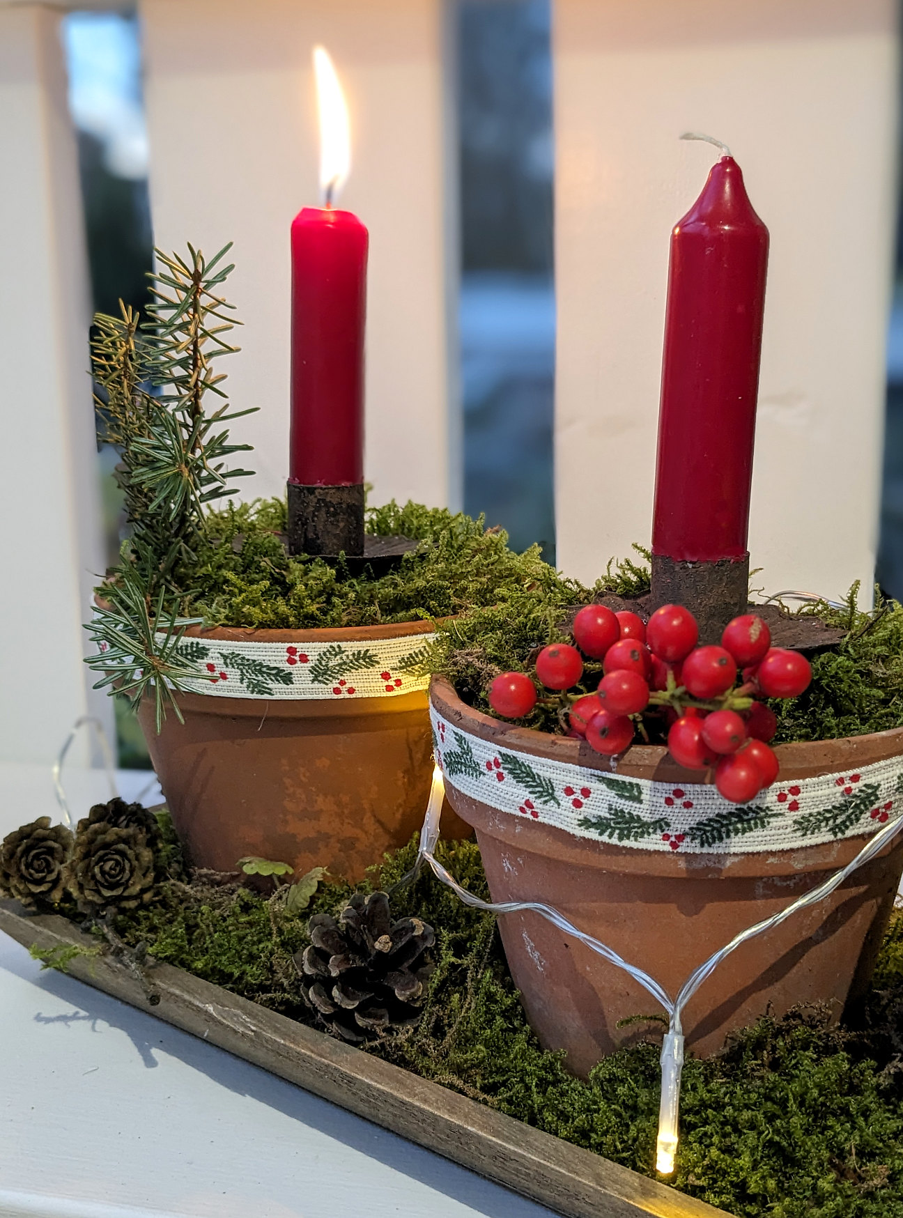 Tontopf-Adventskranz Ideen