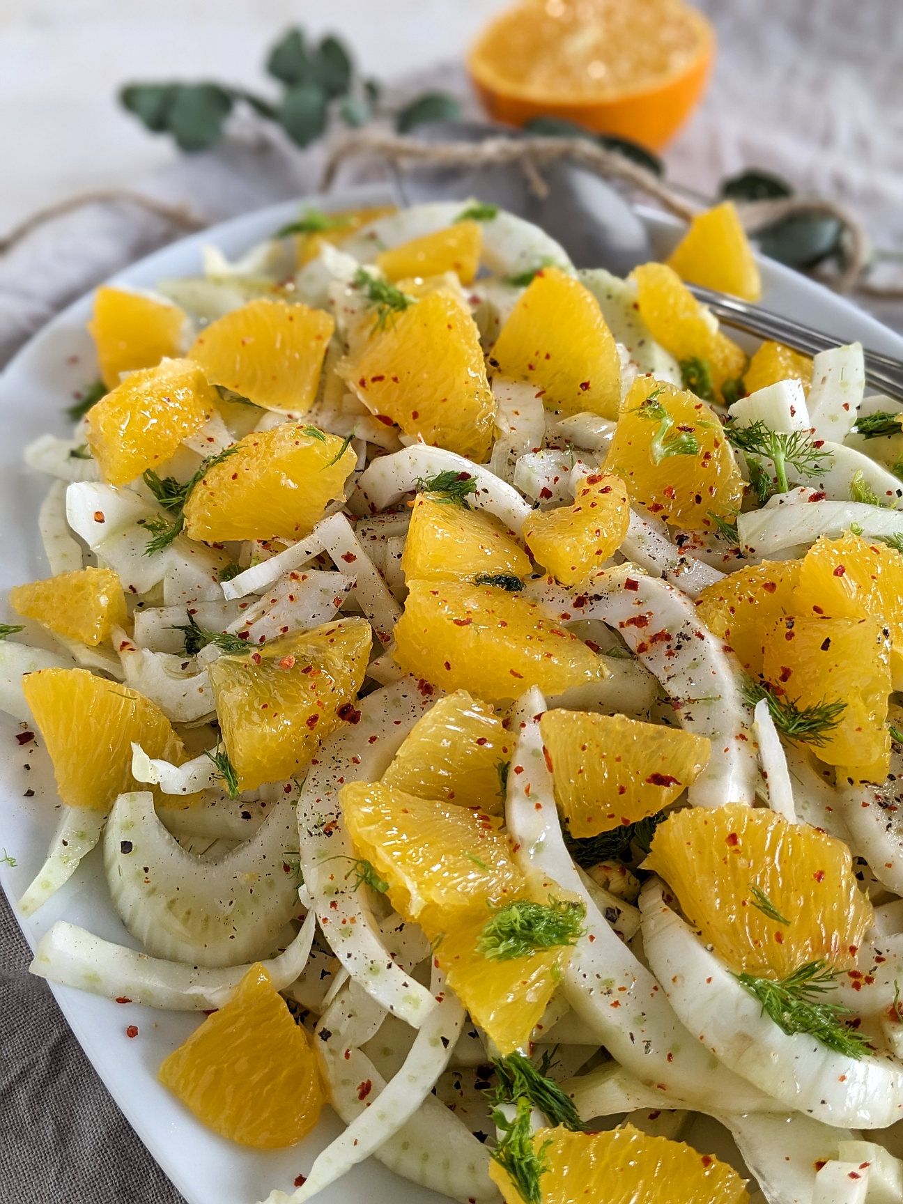 Rezept: Italienischer Fenchelsalat mit Orangen - Lavendelblog