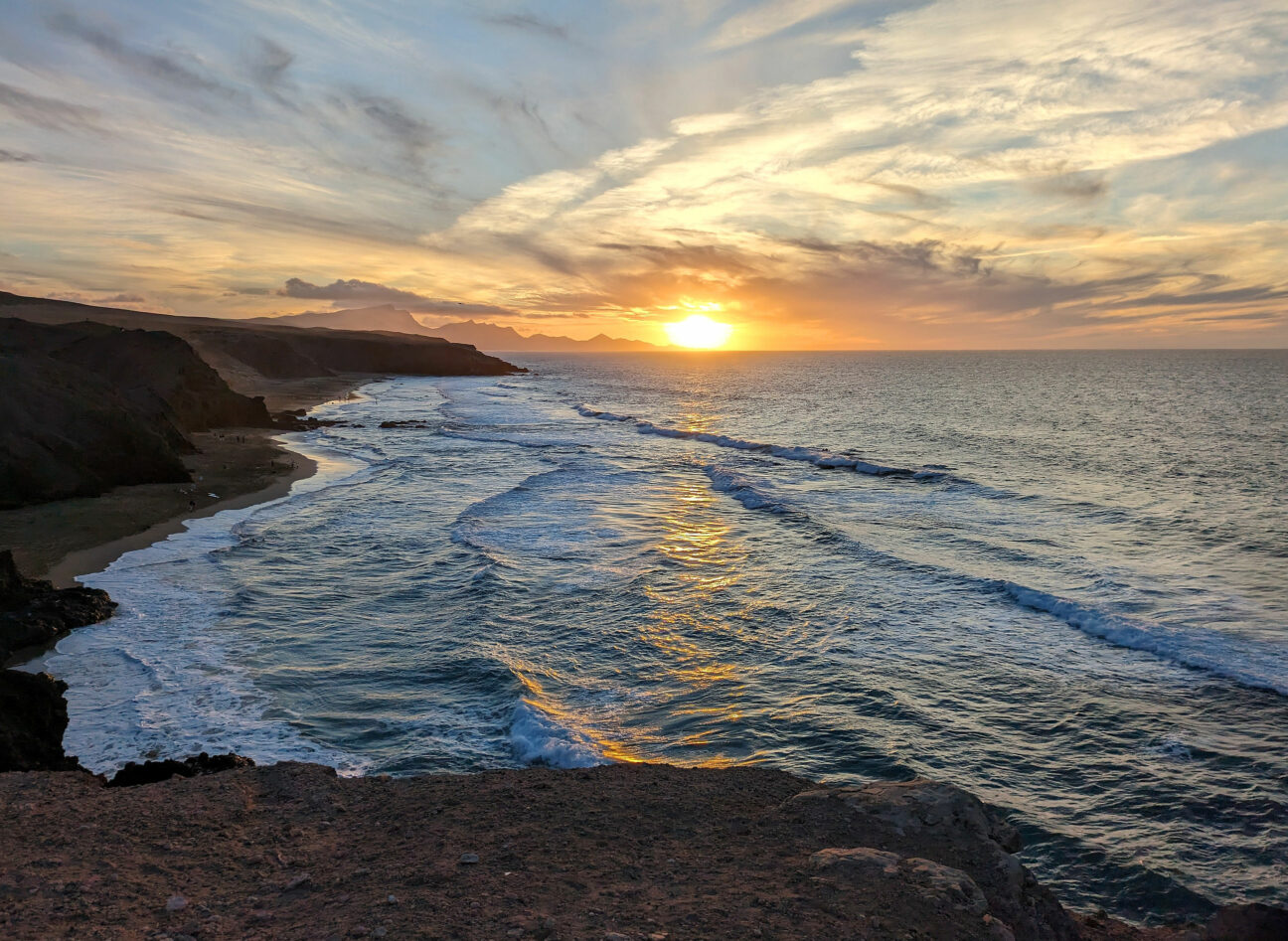 Fuerteventura schoenster Sonnenuntergang