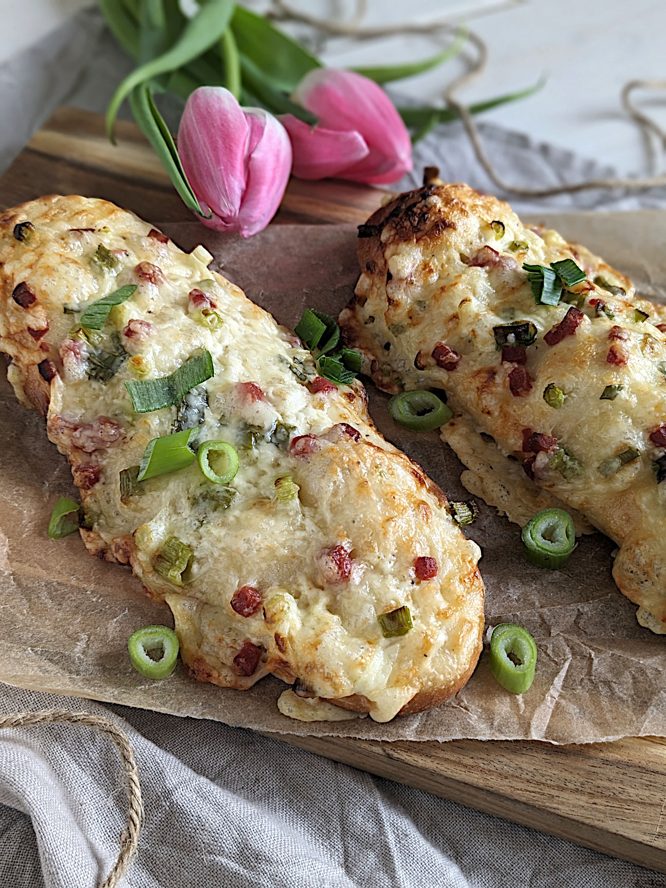 Laugen-Flammkuchen Rezept