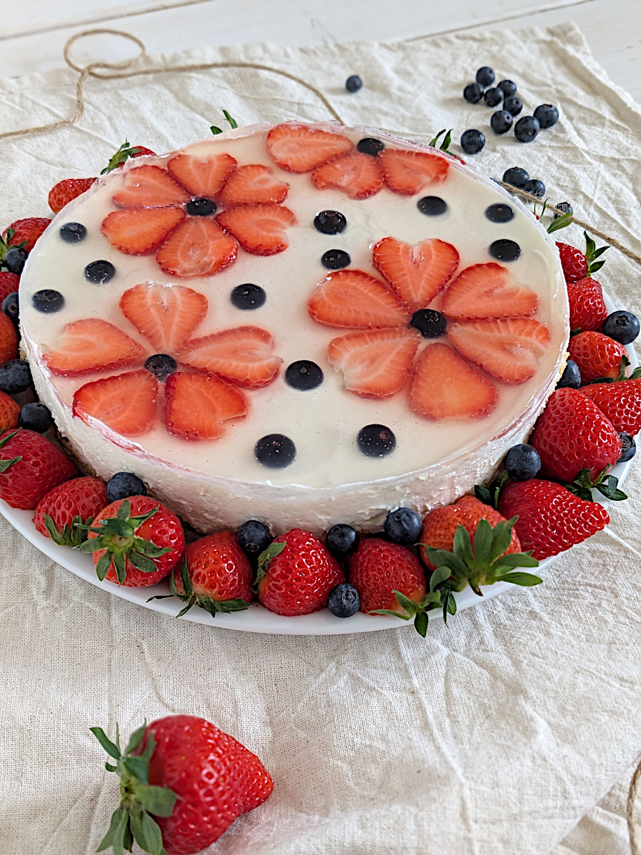 Erdbeer-Frischkäse-Kuchen Rezept
