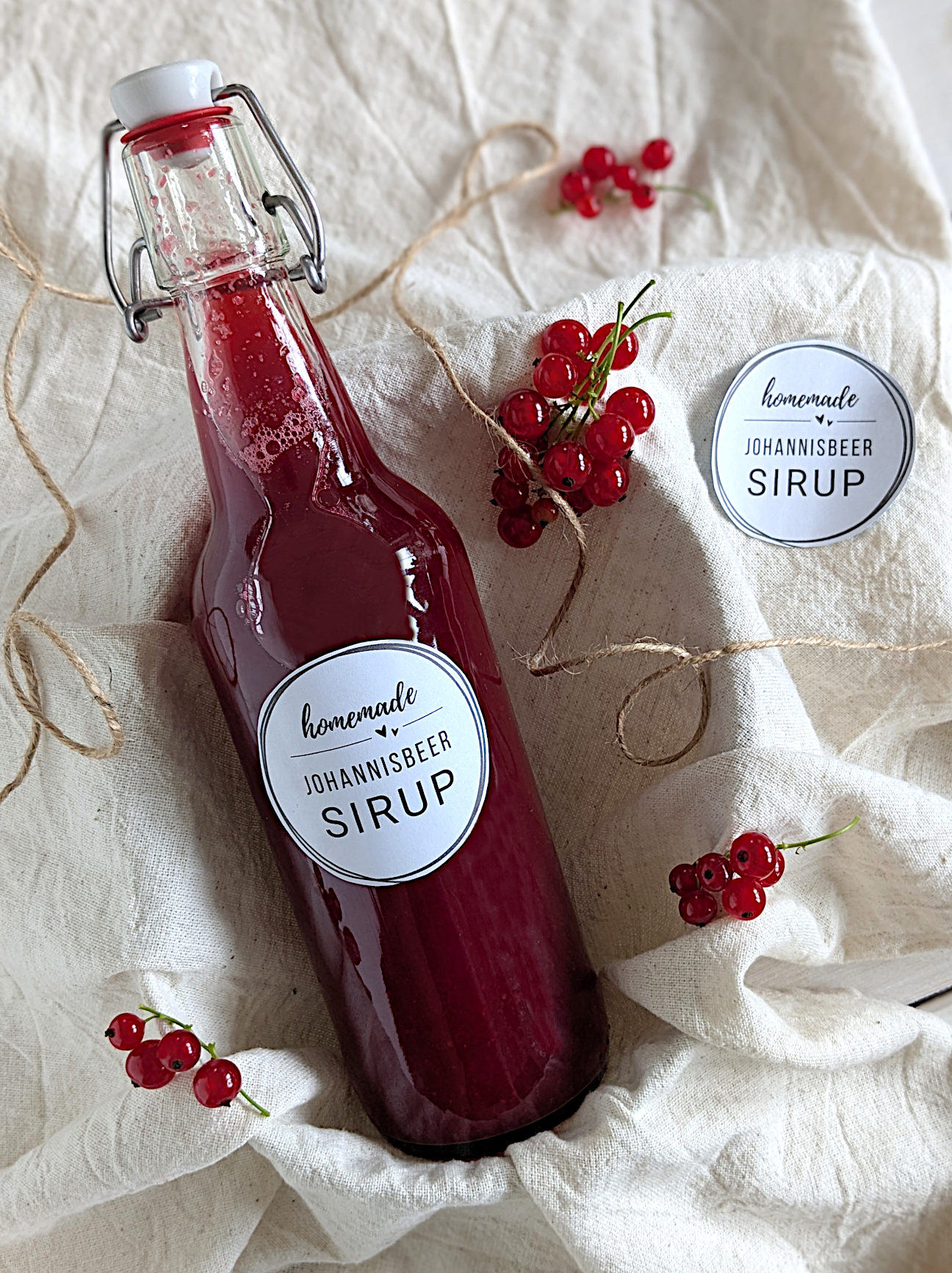 Johannisbeersirup selber machen Rezept