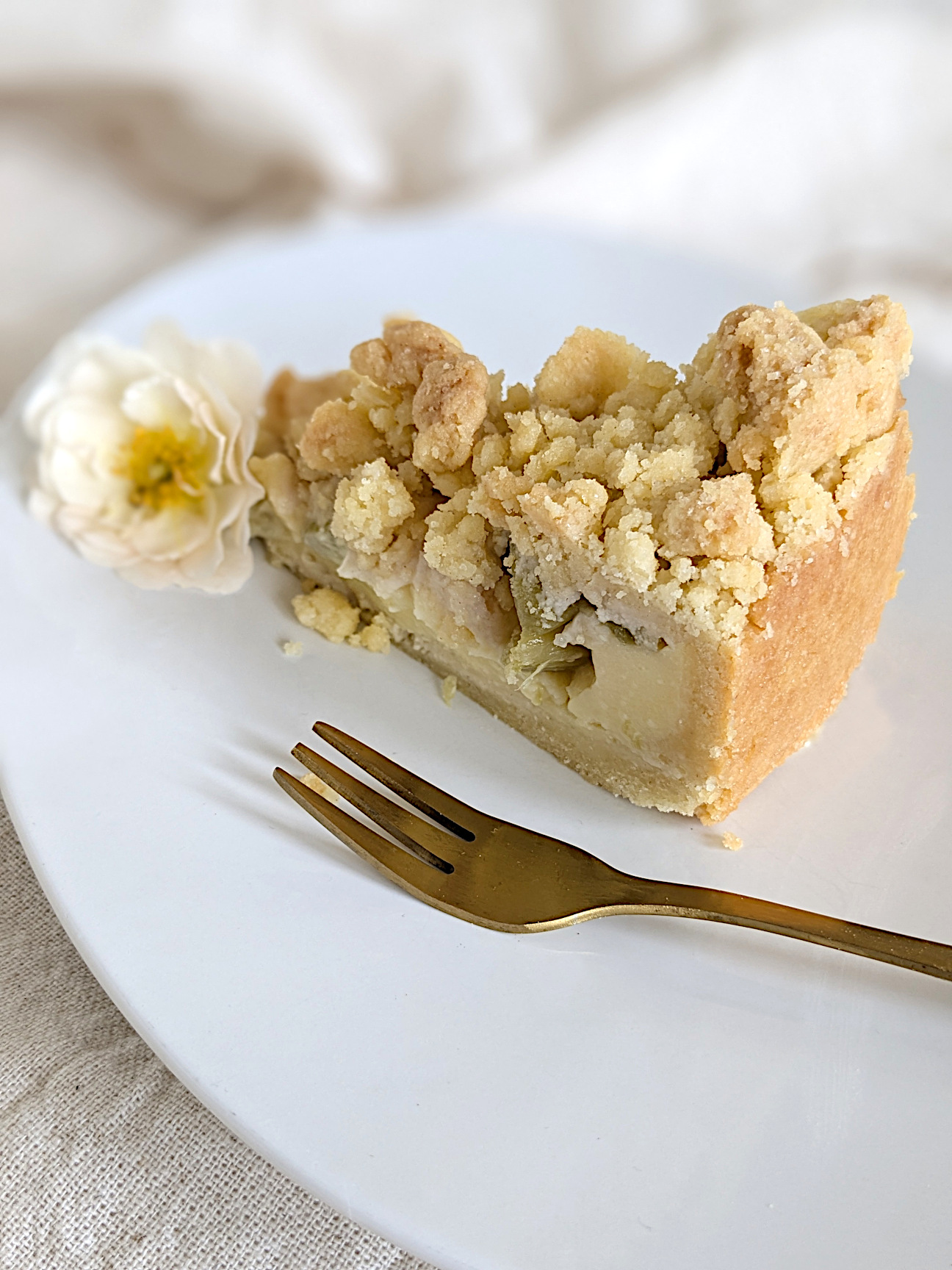 Rhabarberkuchen mit Pudding Rezept
