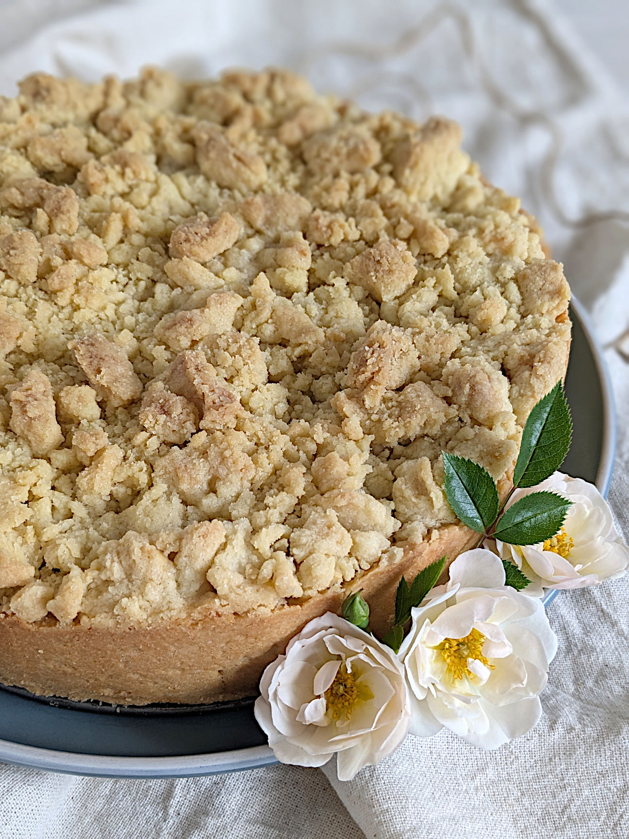Rhabarberkuchen mit Streusel Rezept
