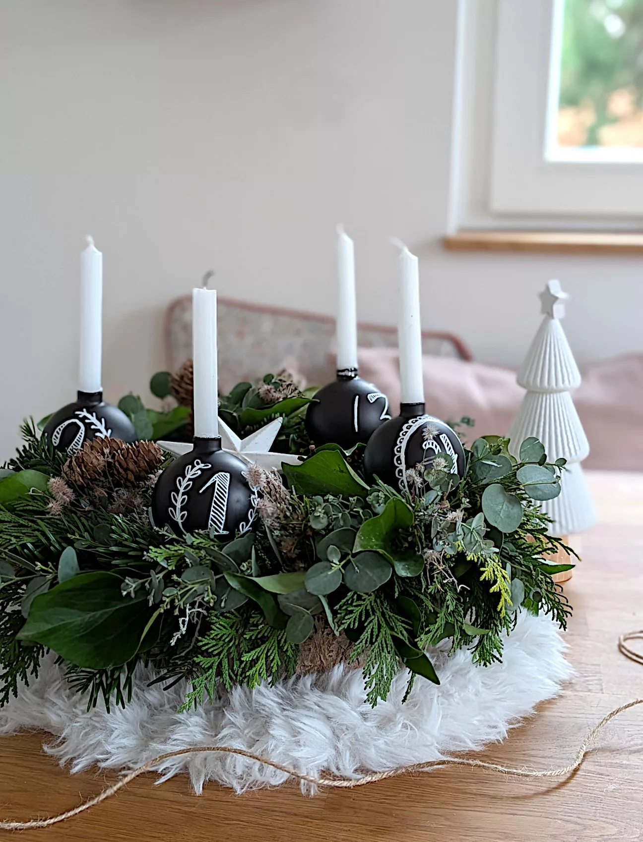 skandinavischer Adventskranz Ideen