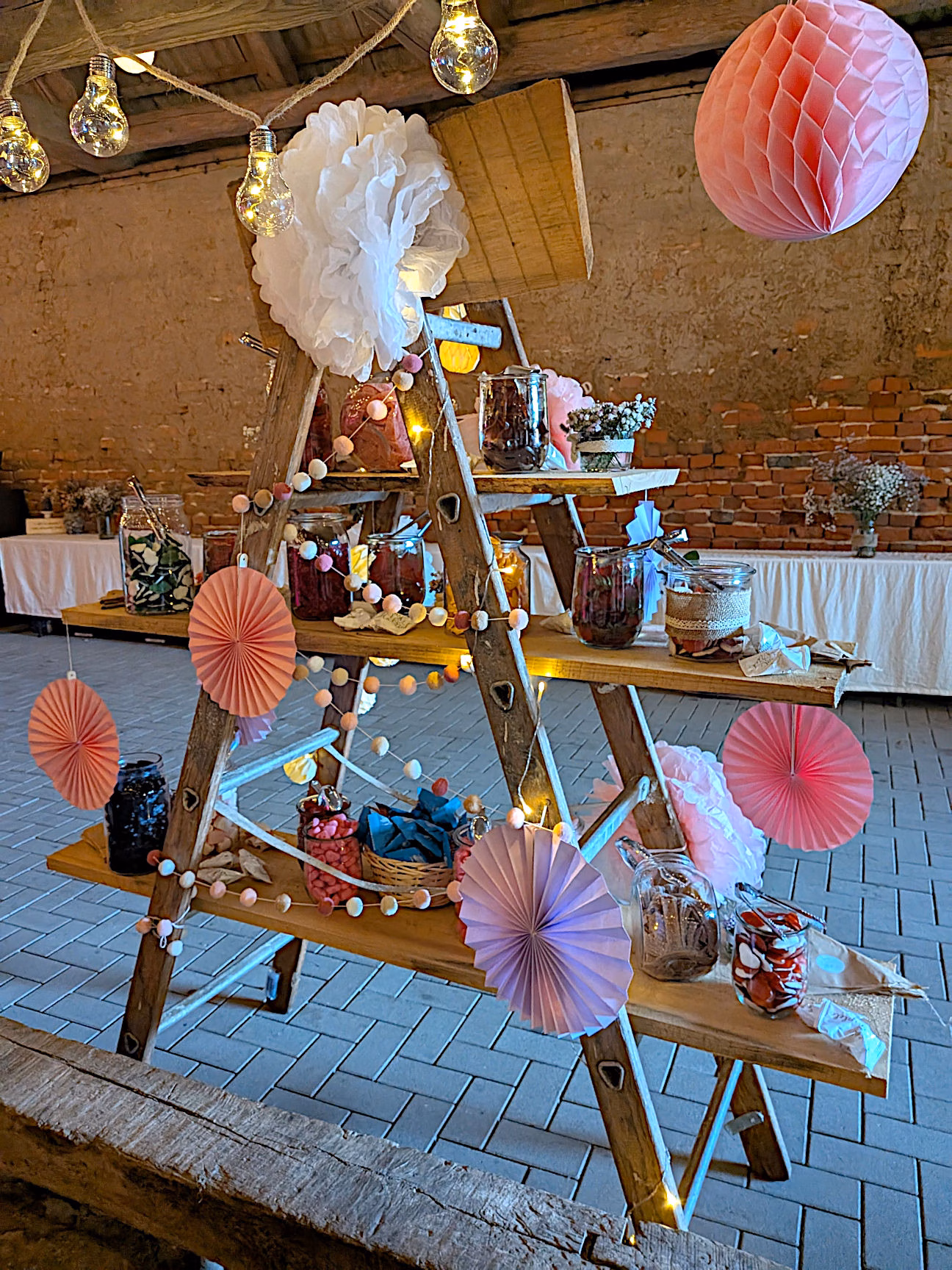 Candybar Leiter Hochzeit