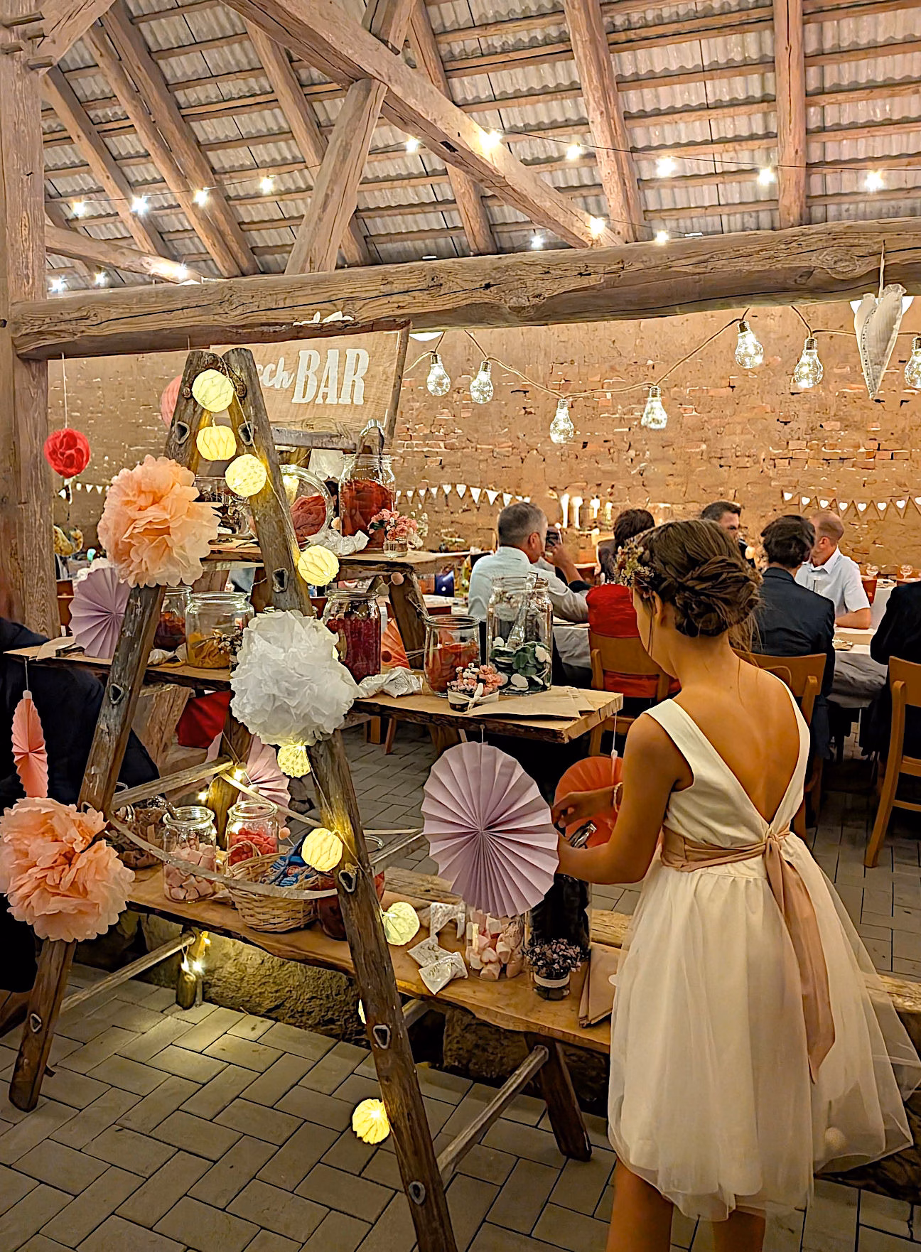 Candybar Scheunenhochzeit Ideen