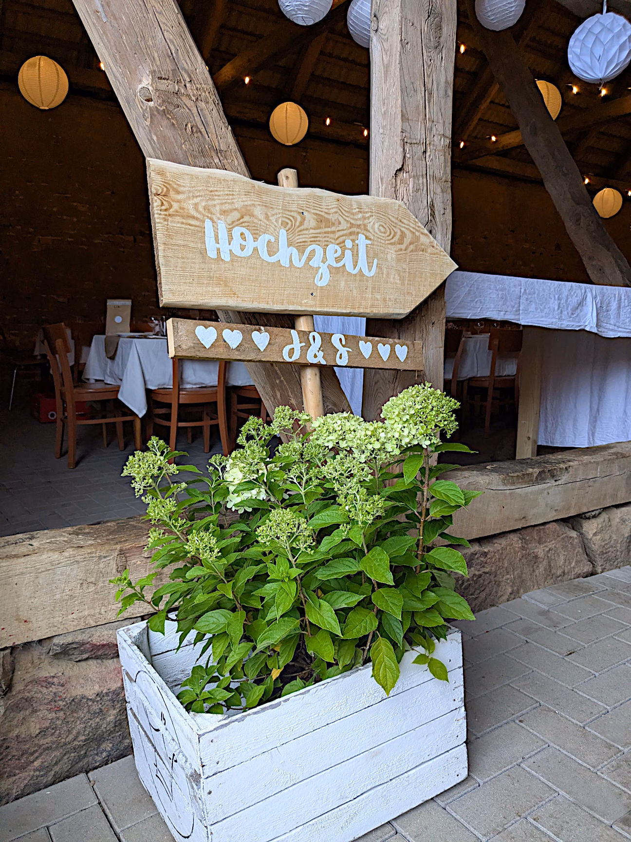 Hochzeit Schilder Holz
