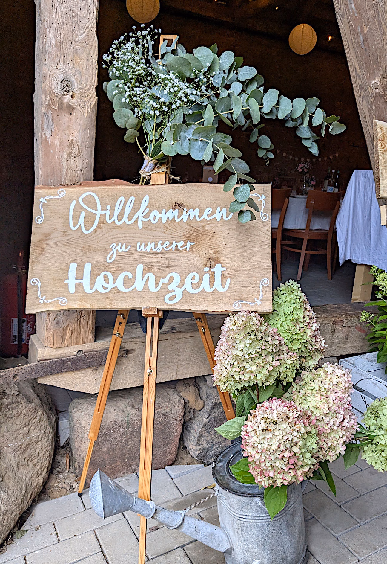 Hochzeit Schilder Willkommen