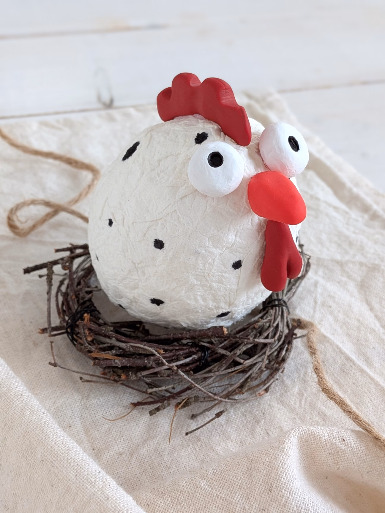 Klopapier Huhn DIY Ostern