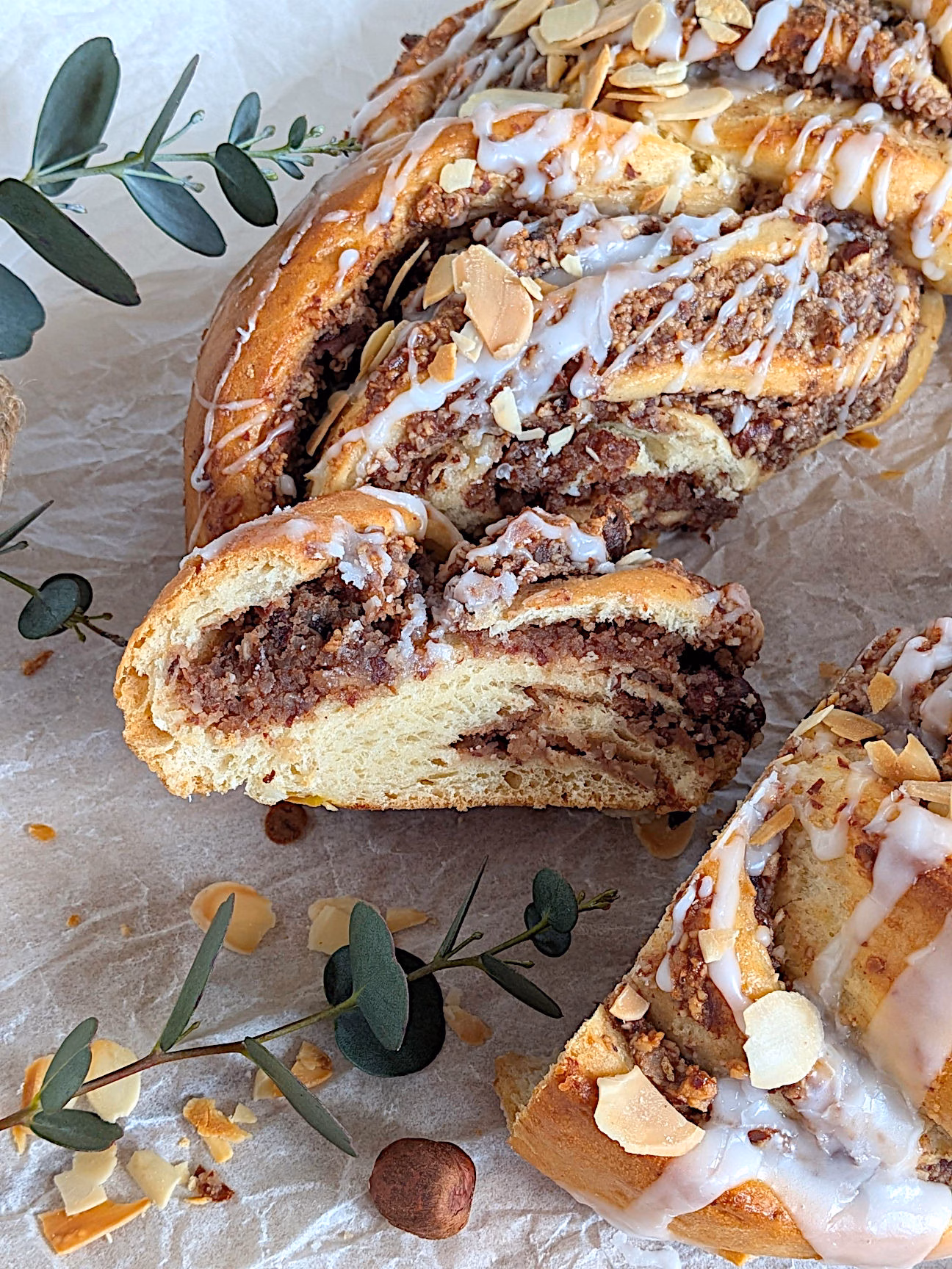 Nusskranz Hefeteig Rezept