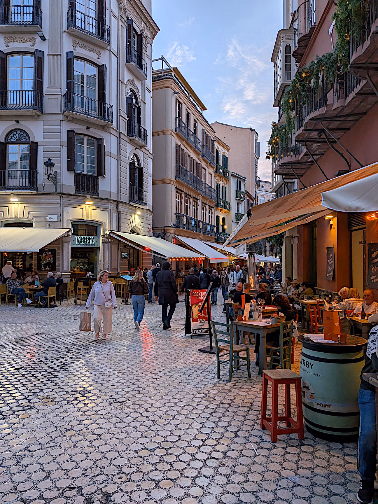 Málaga Atmosphäre Altstadt