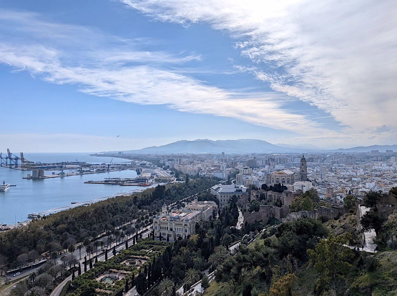 Málaga Aussicht