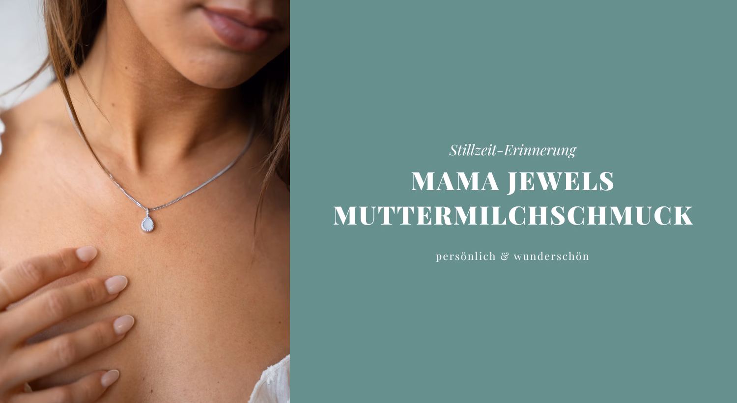 Muttermilchschmuck als besondere Erinnerung an die Stillzeit
