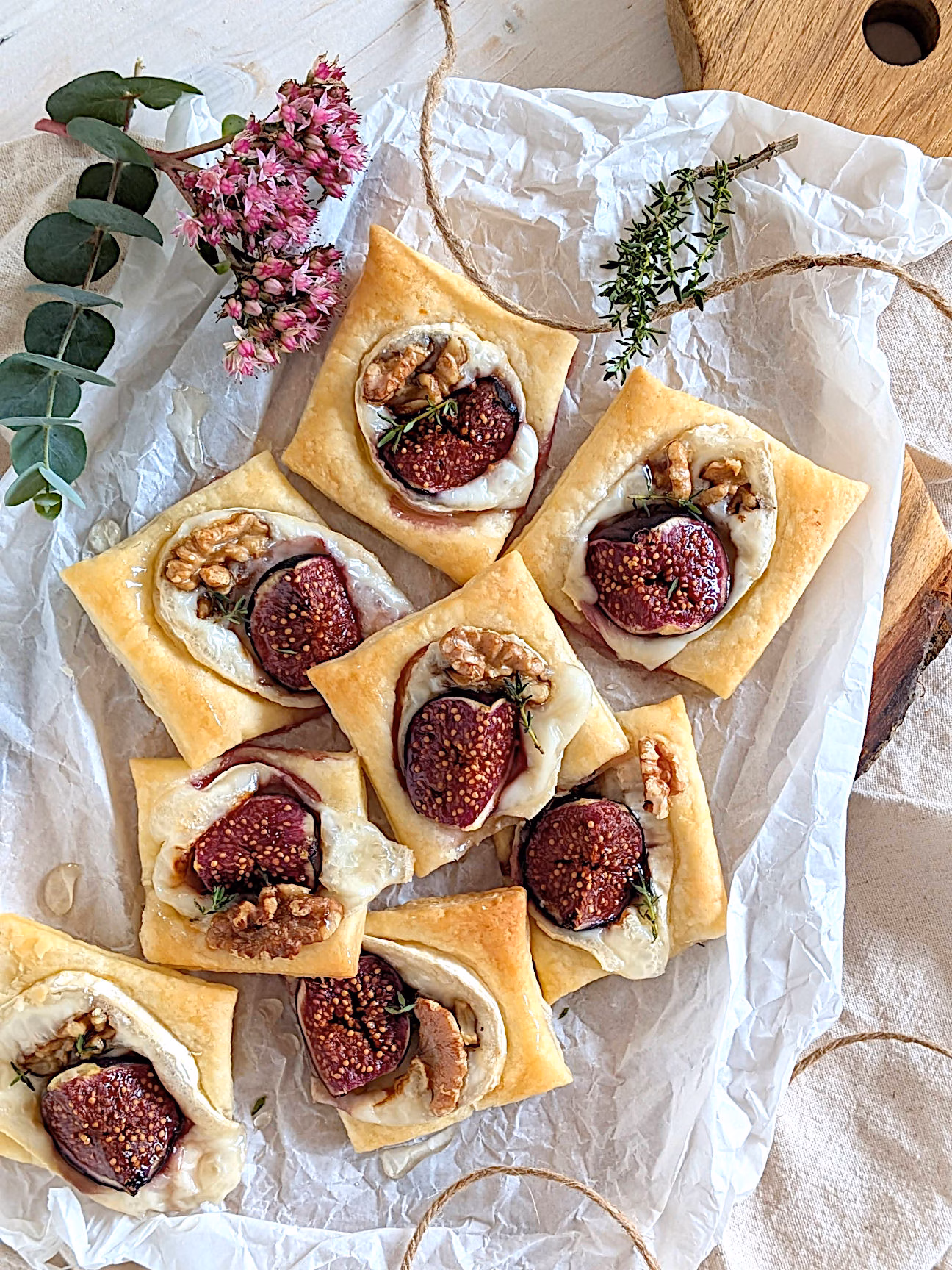 Blätterteig-Häppchen mit Feige Rezept